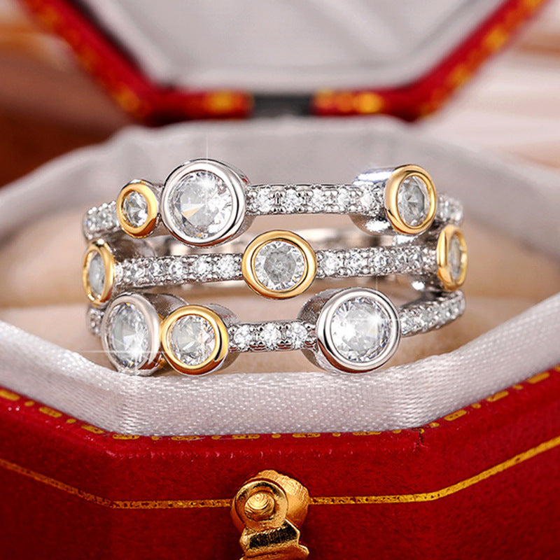 Two-tone Diamond Ring