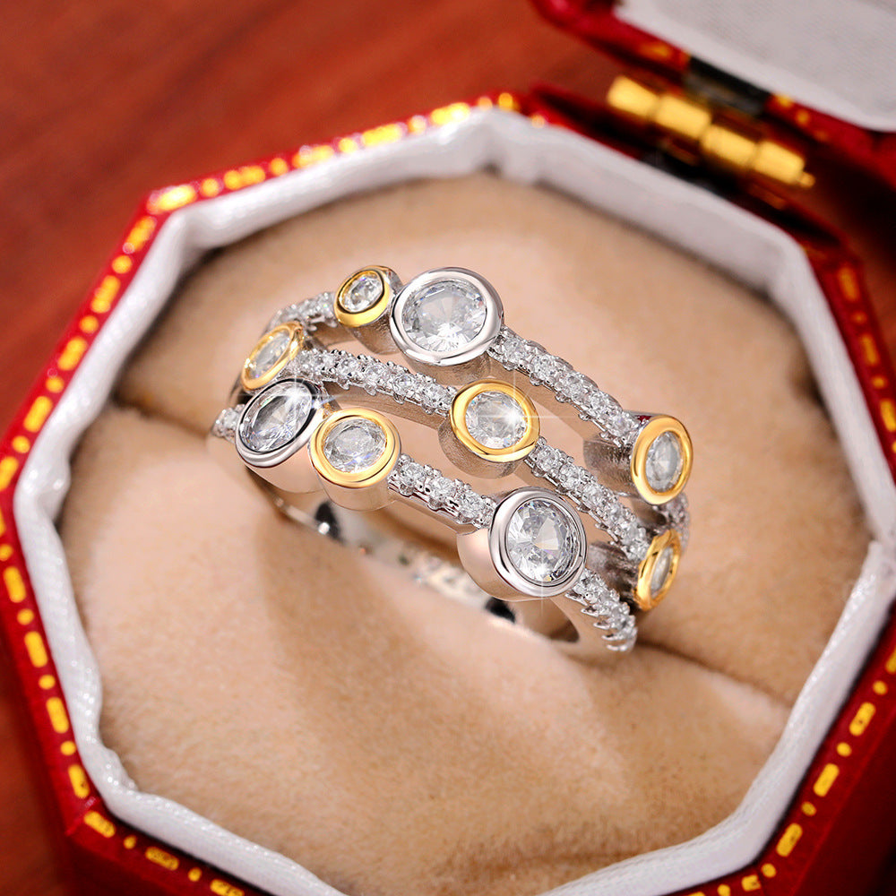 Two-tone Diamond Ring