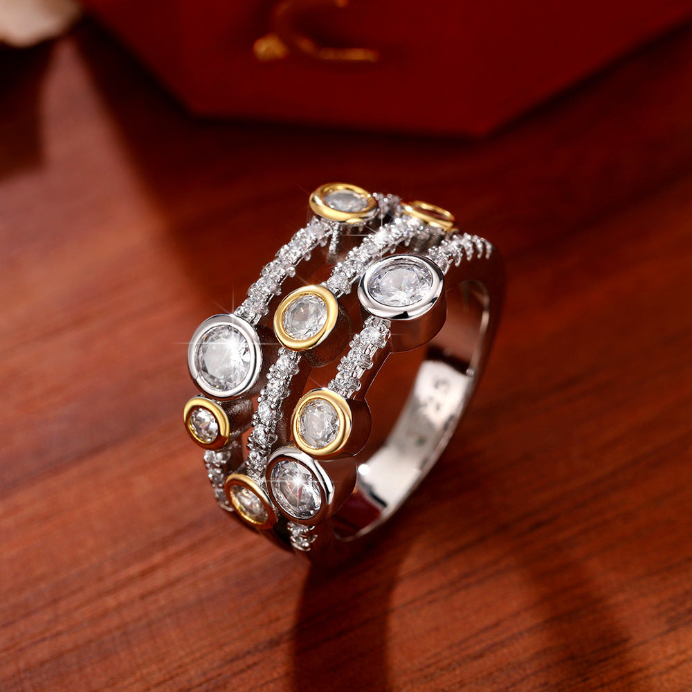 Two-tone Diamond Ring