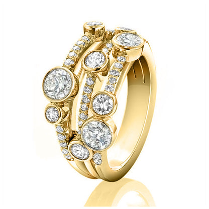 Two-tone Diamond Ring