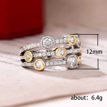 Two-tone Diamond Ring