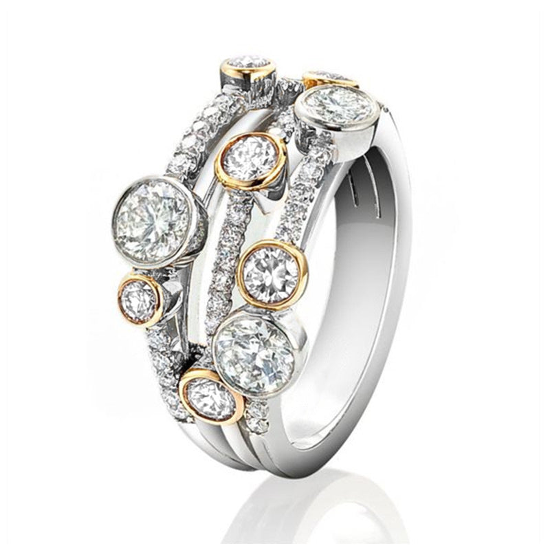 Two-tone Diamond Ring